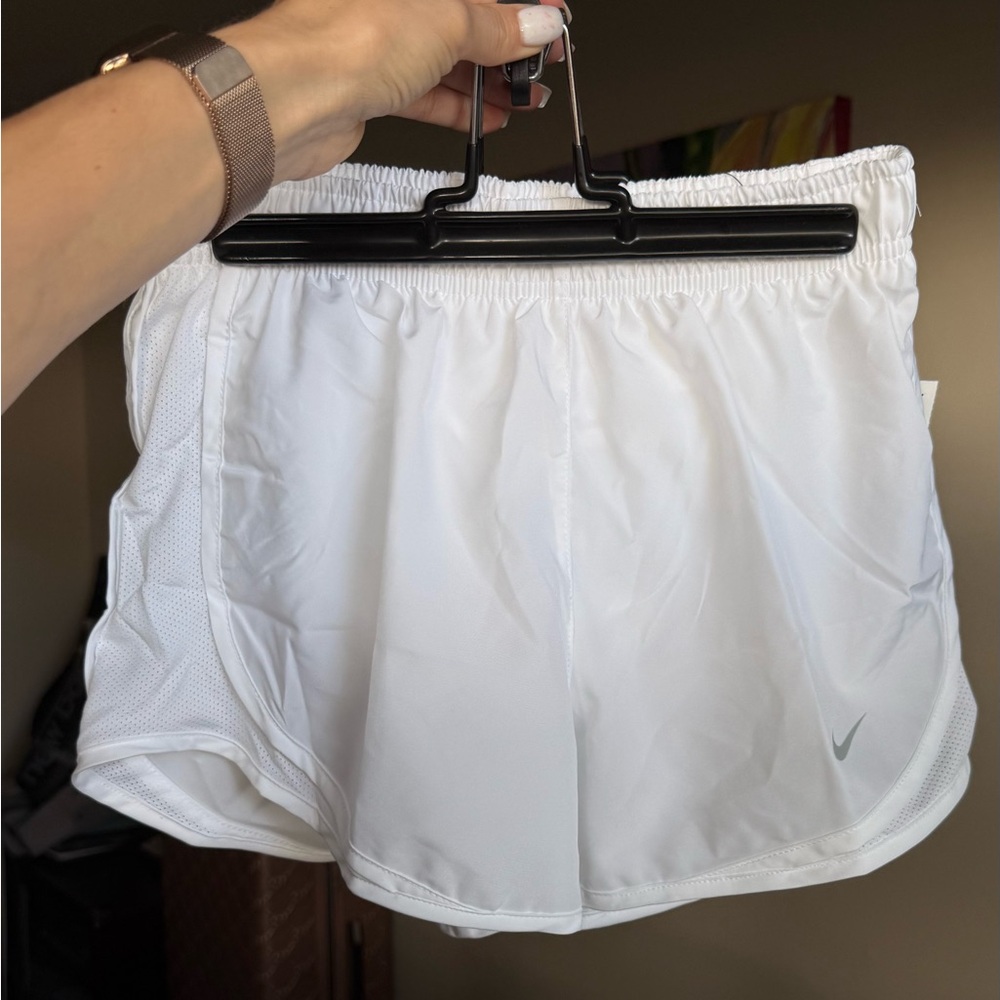 Nike Women's White Athletic Shorts